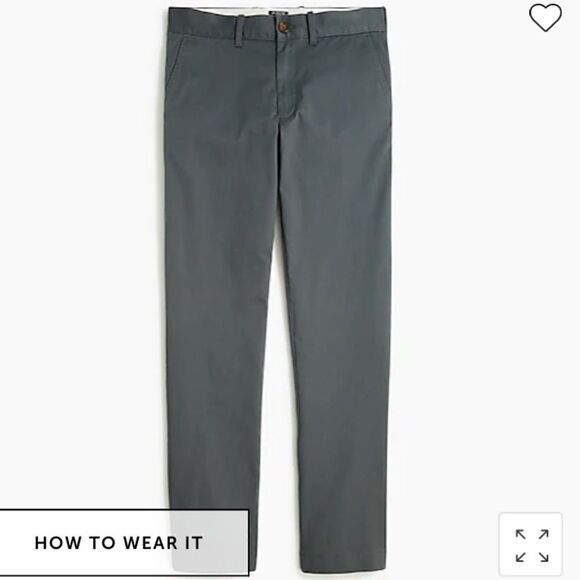 J. Crew Factory Straight-fit flex khaki pant Item H3186* - Picture 1 of 8